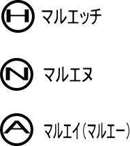 特殊な熱処理記号の例