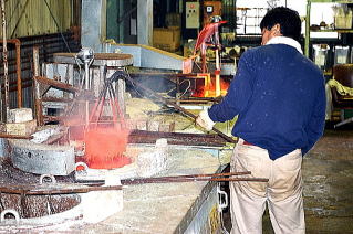 ソルトバスによる作業風景