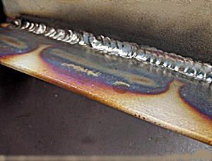 ステンレスの溶接部分