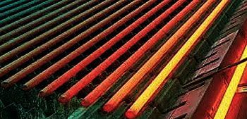 冷却床での冷却の様子　WEBより