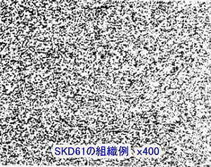 SKD61の組織例